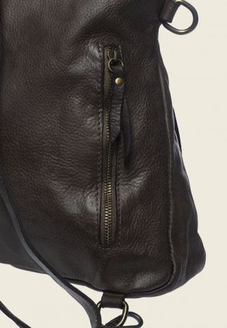 Сумка-рюкзак 0320 Темно-коричневый